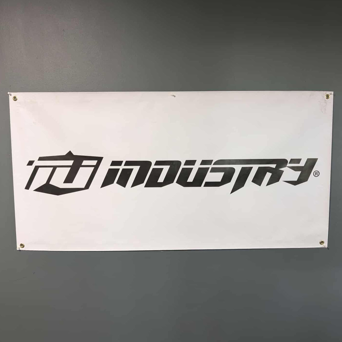 team industry gym banner for home gym