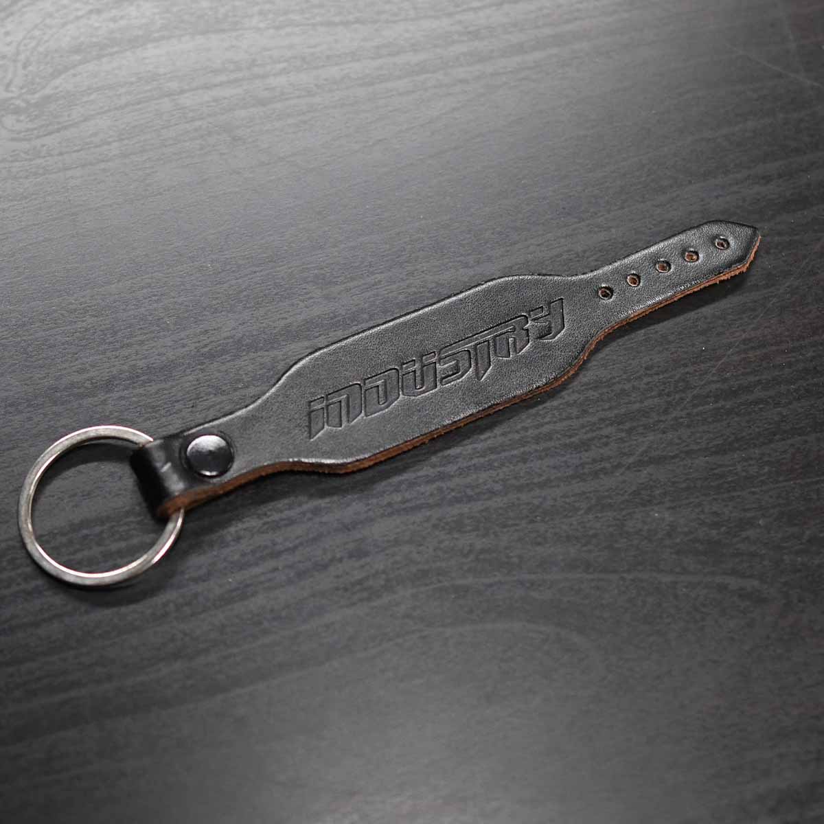 industry leather belt key chain