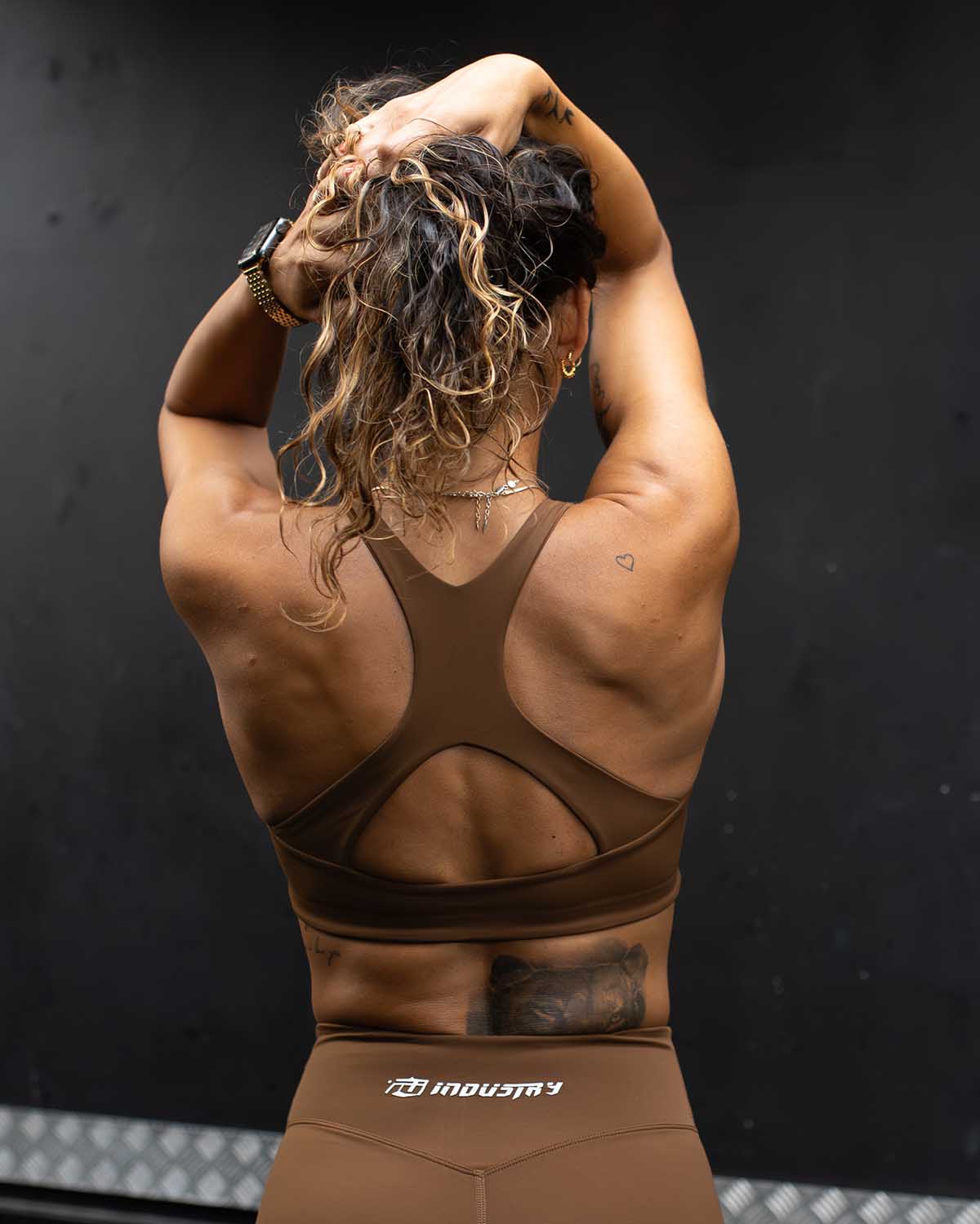 INDUSTRY WOMENS SCULPT SPORTS BRA GYM FITNESS