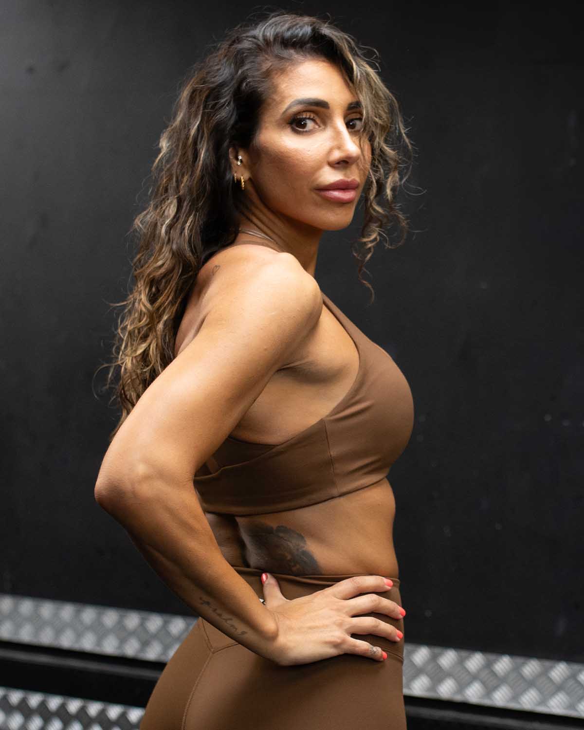 INDUSTRY WOMENS SCULPT SPORTS BRA GYM FITNESS