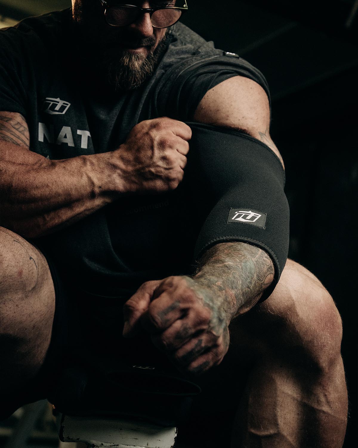dual ply elbow sleeve for compression