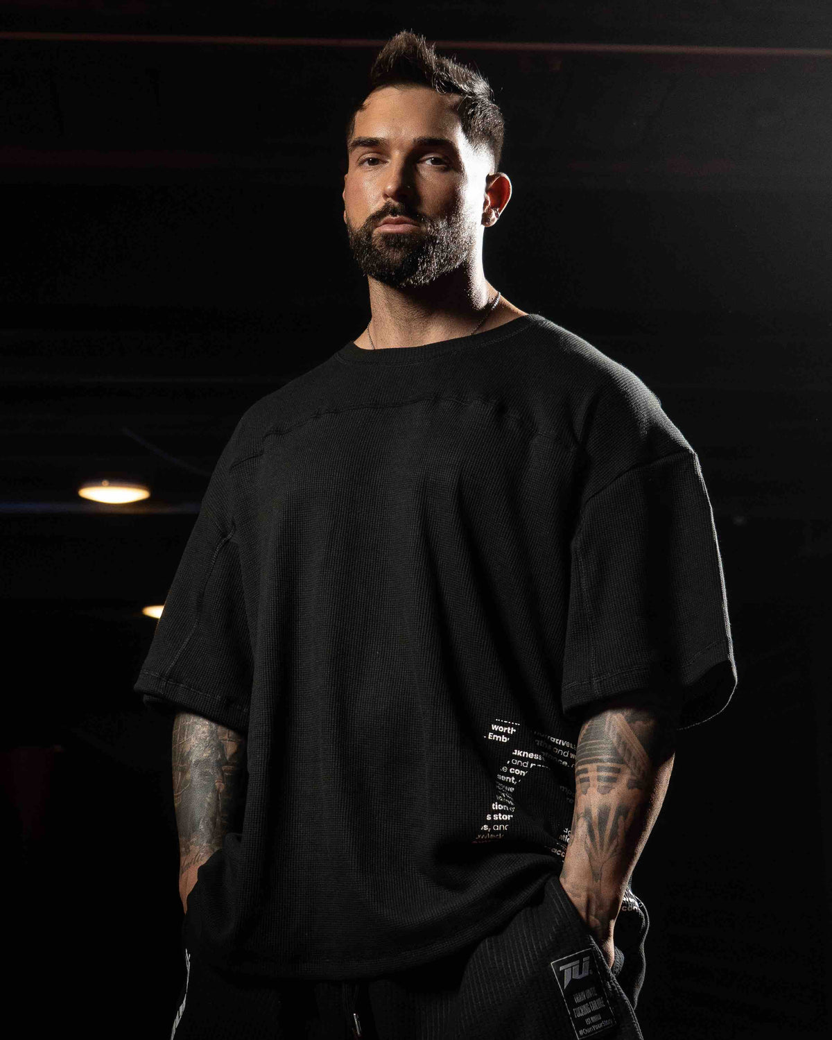 team industry heavy oversize gym tee