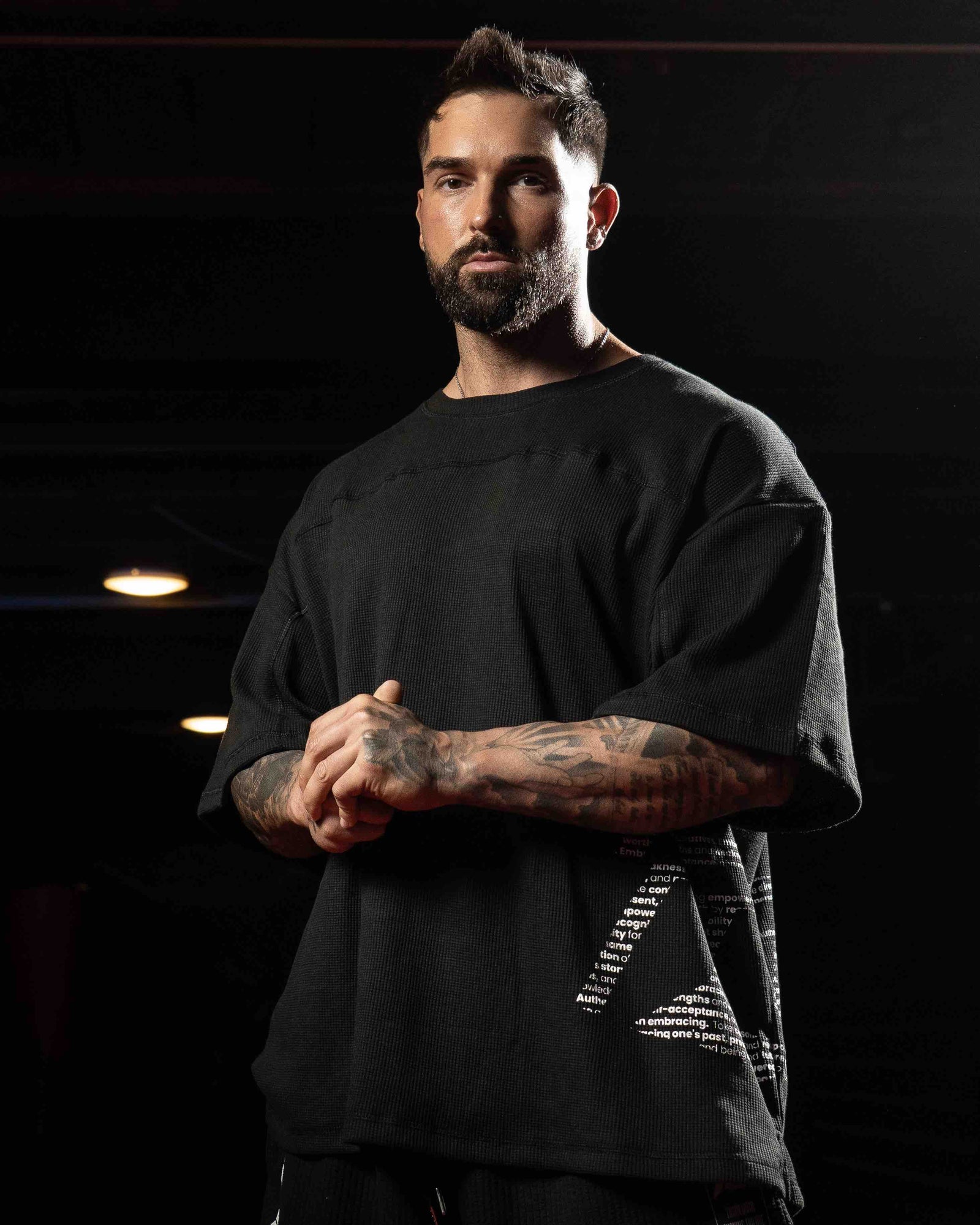 team industry heavy oversize gym tee