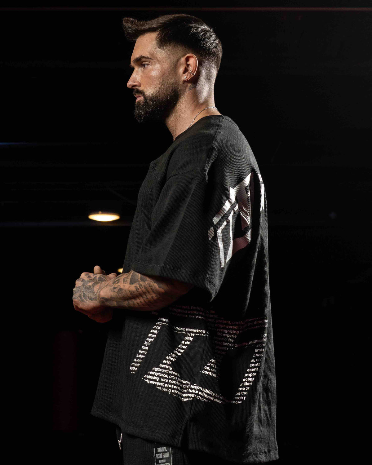 team industry heavy oversize gym tee