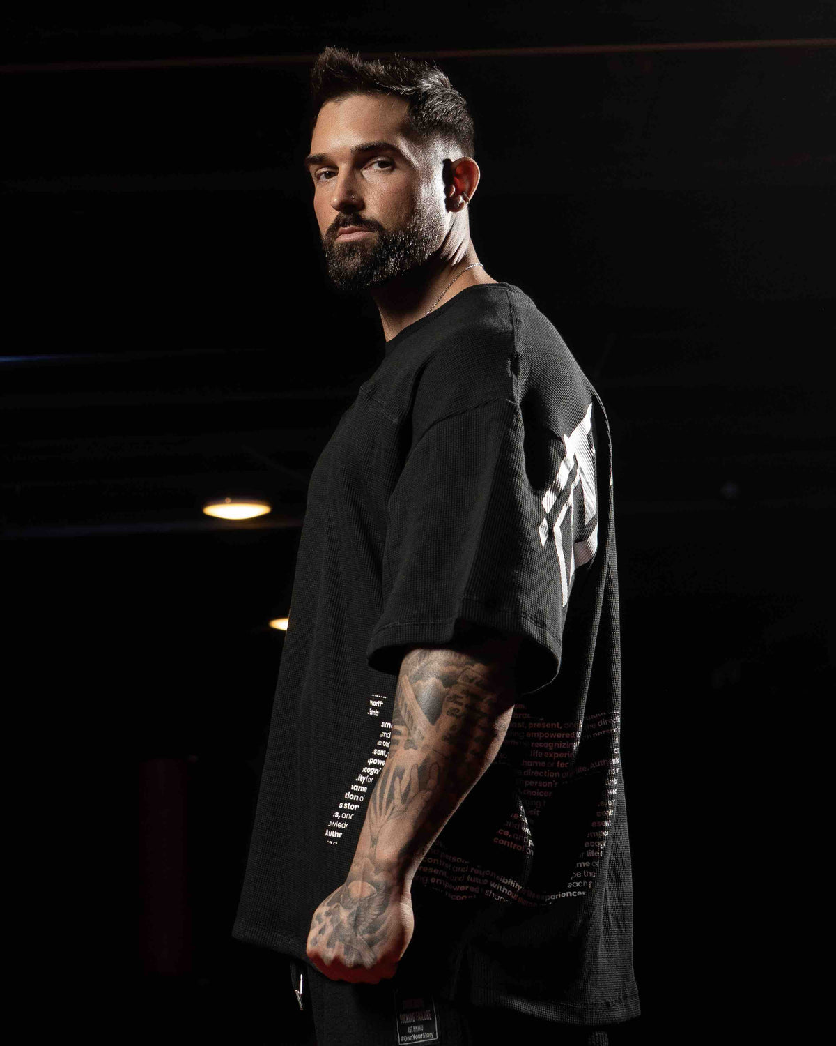 team industry heavy oversize gym tee