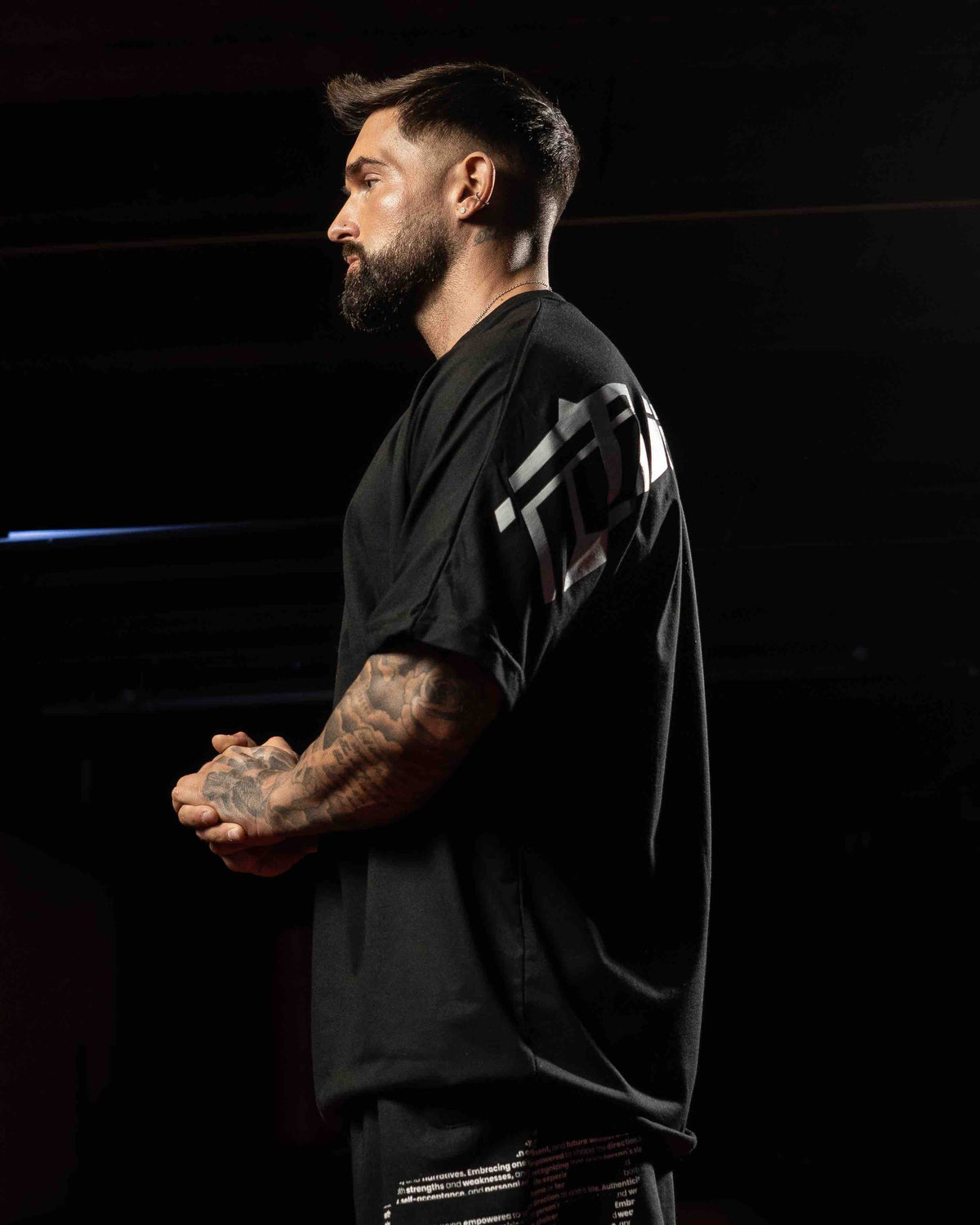 team industry mens oversize gym tee