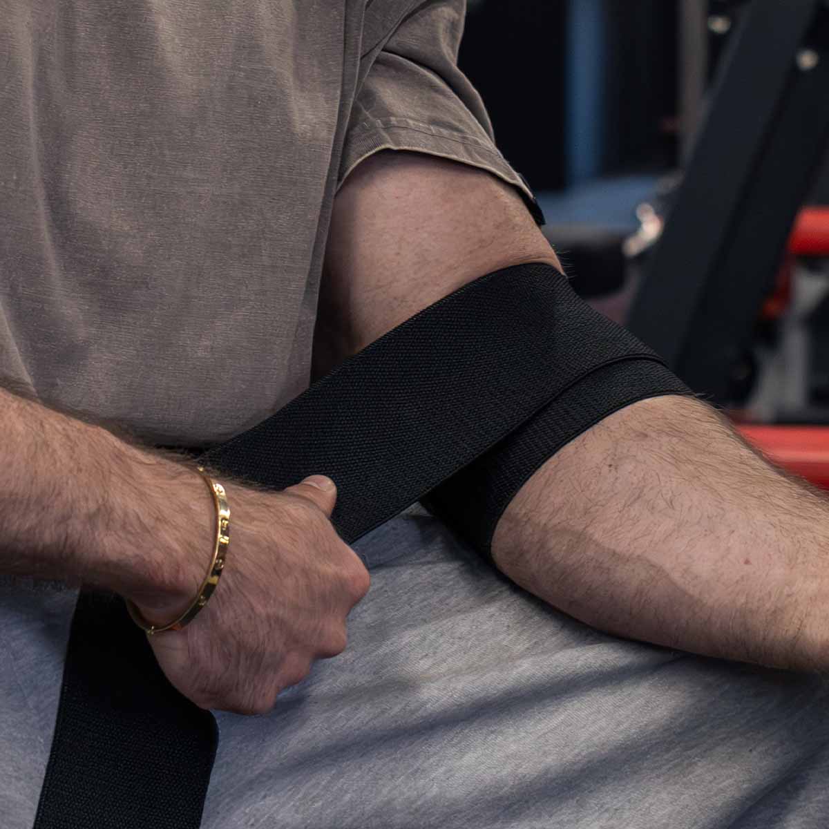 team industry elbow wraps for bench press and power lifting