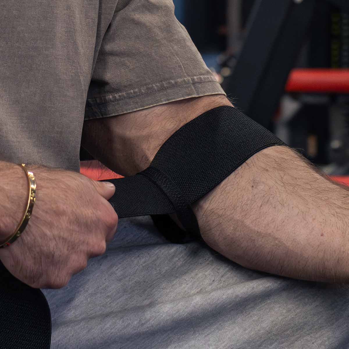team industry elbow wraps for bench press and power lifting