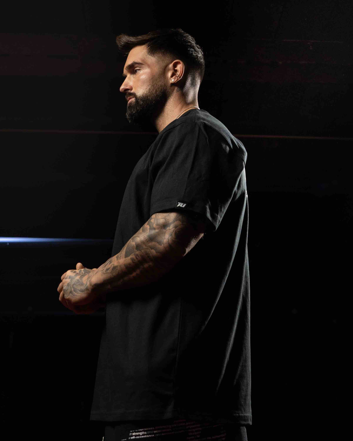 team industry oversize mens gym tee shirts