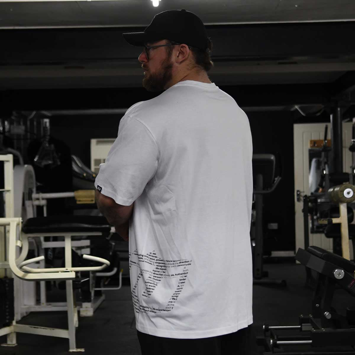team industry oversize mens tee for bodybuilding & fitness