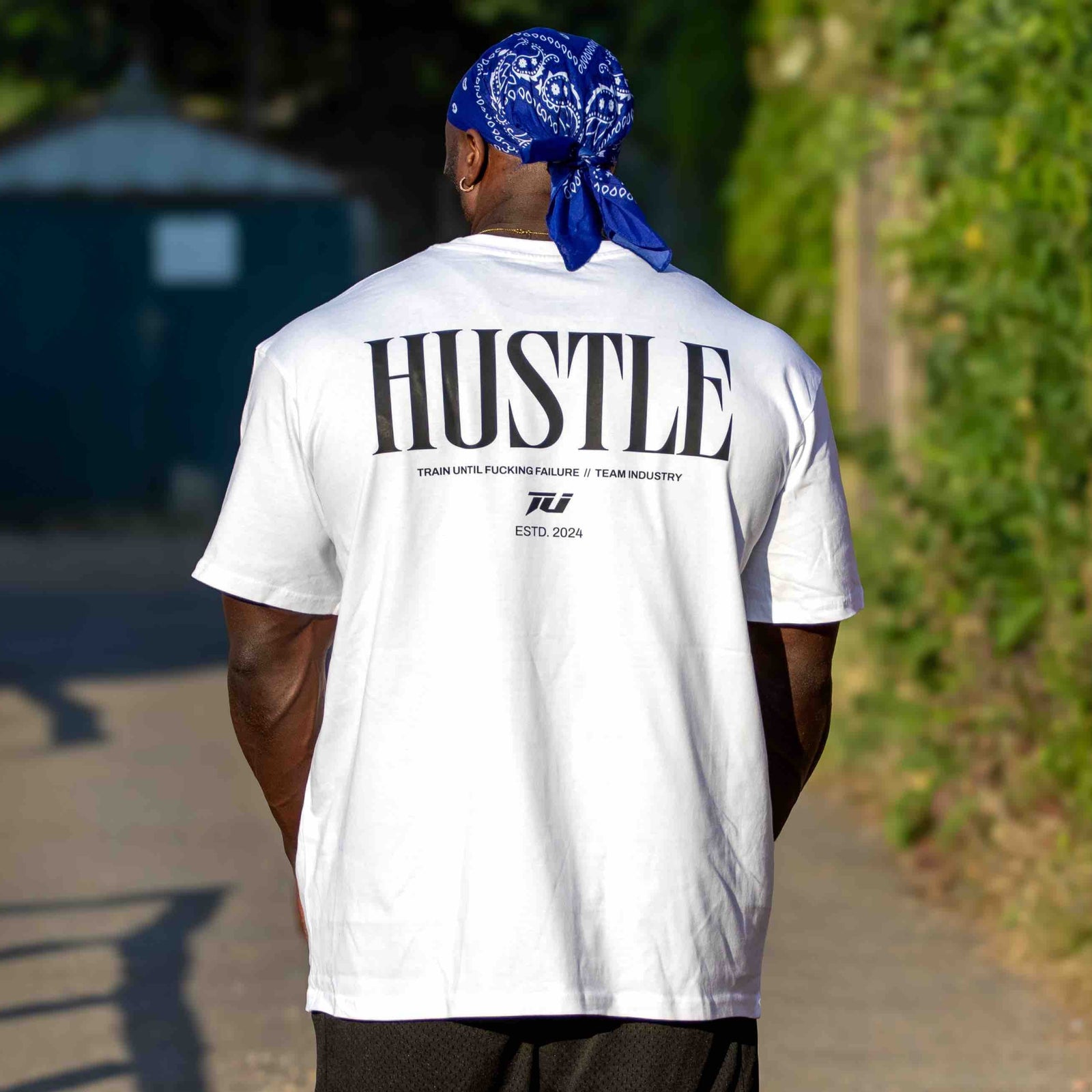 INDUSTRY T SHIRT TEE FOR FITNESS GYM WORKOUT BODYBUILDING