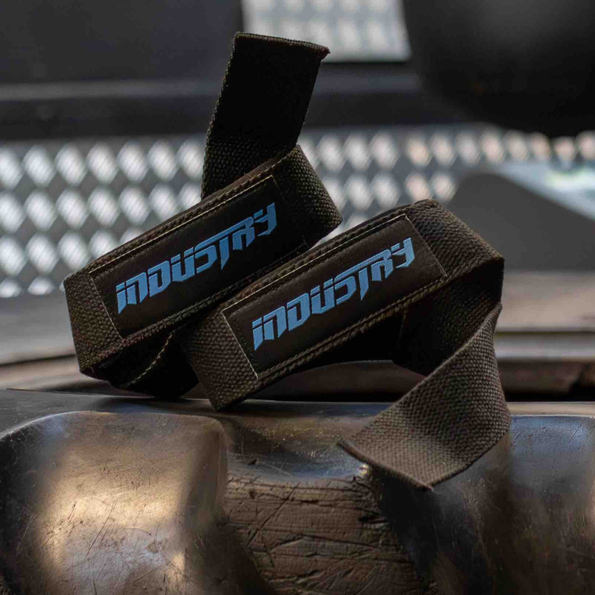 team industry wrist straps deadlifting bodybuilding