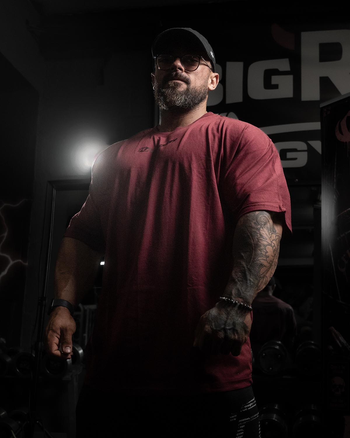 mens cotton oversize fitness tee