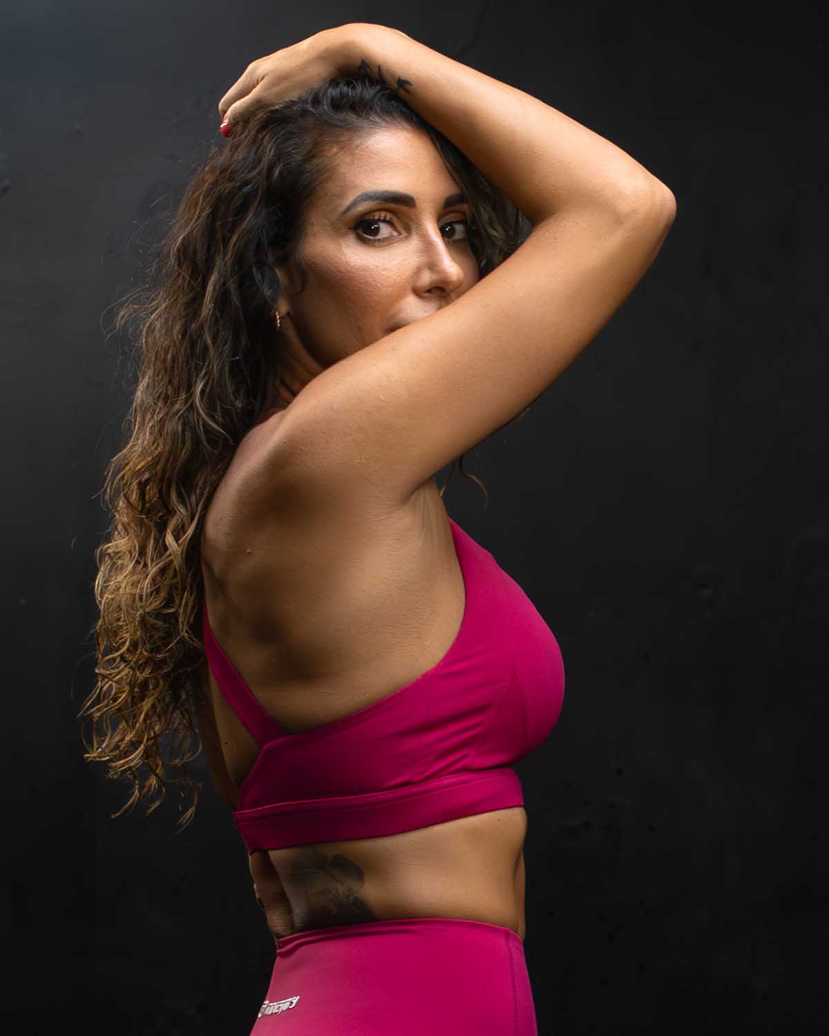 INDUSTRY WOMENS SCULPT SPORTS BRA GYM FITNESS