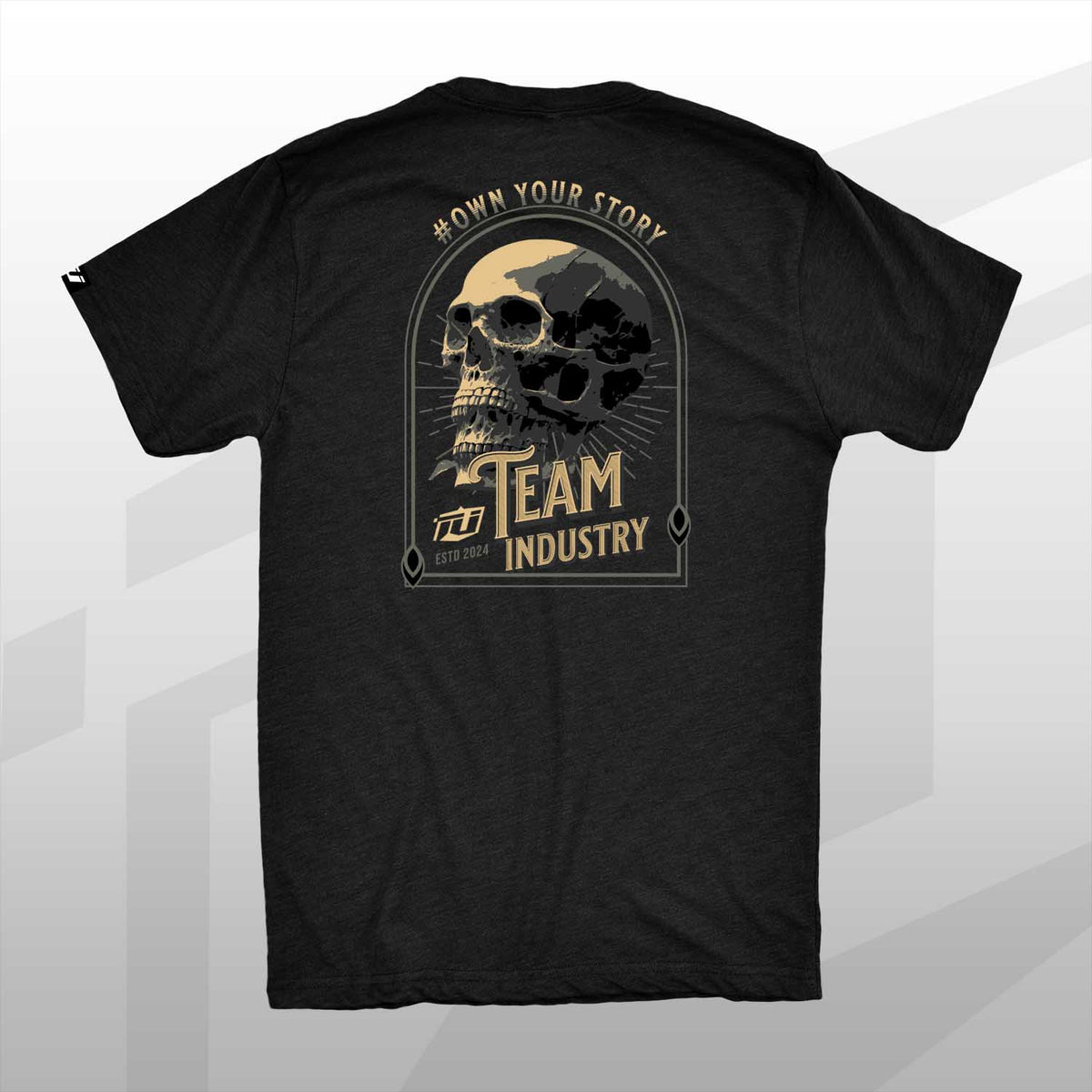 team industry cotton fitness tee shirt bodybuilding