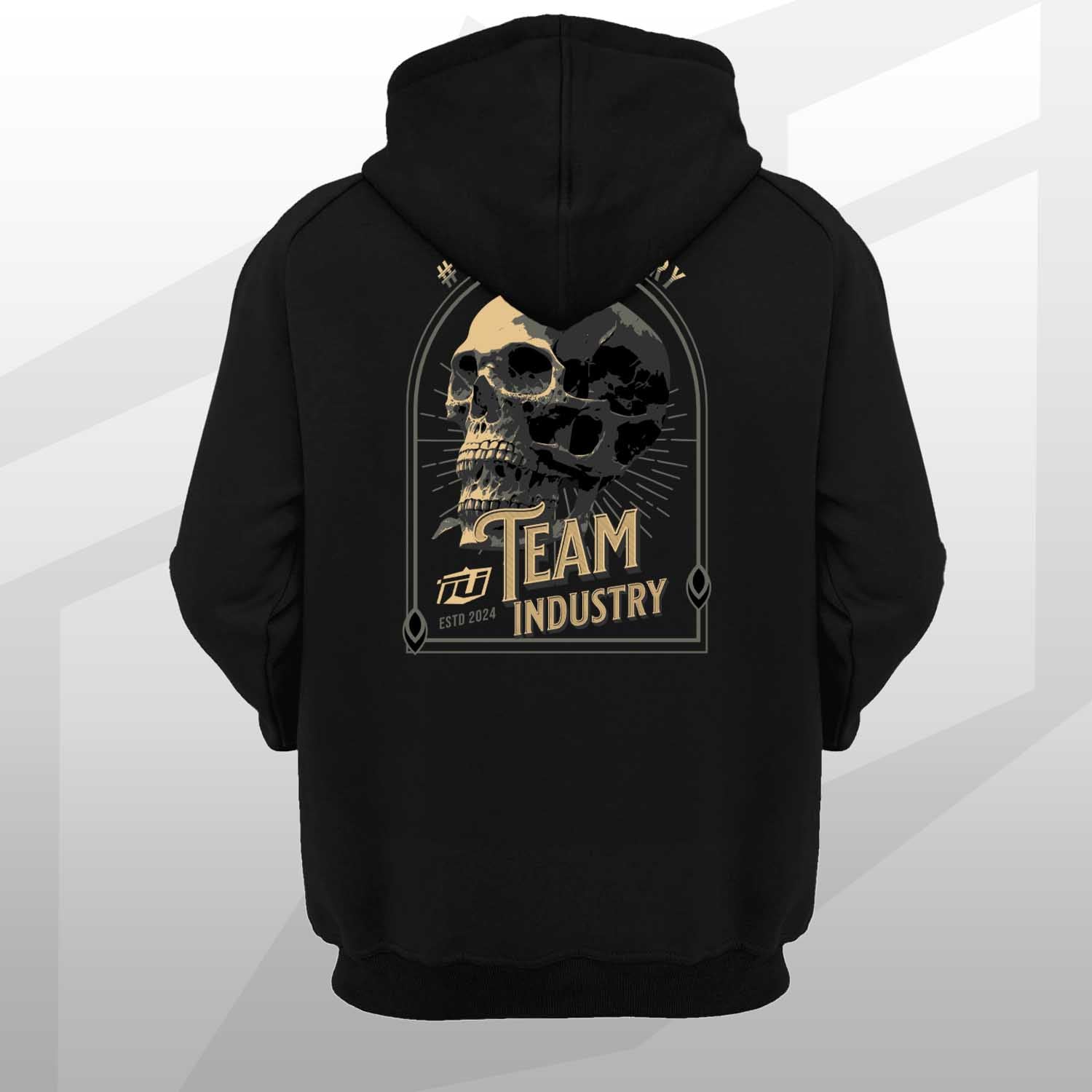 team industry cotton fitness hoodie bodybuilding