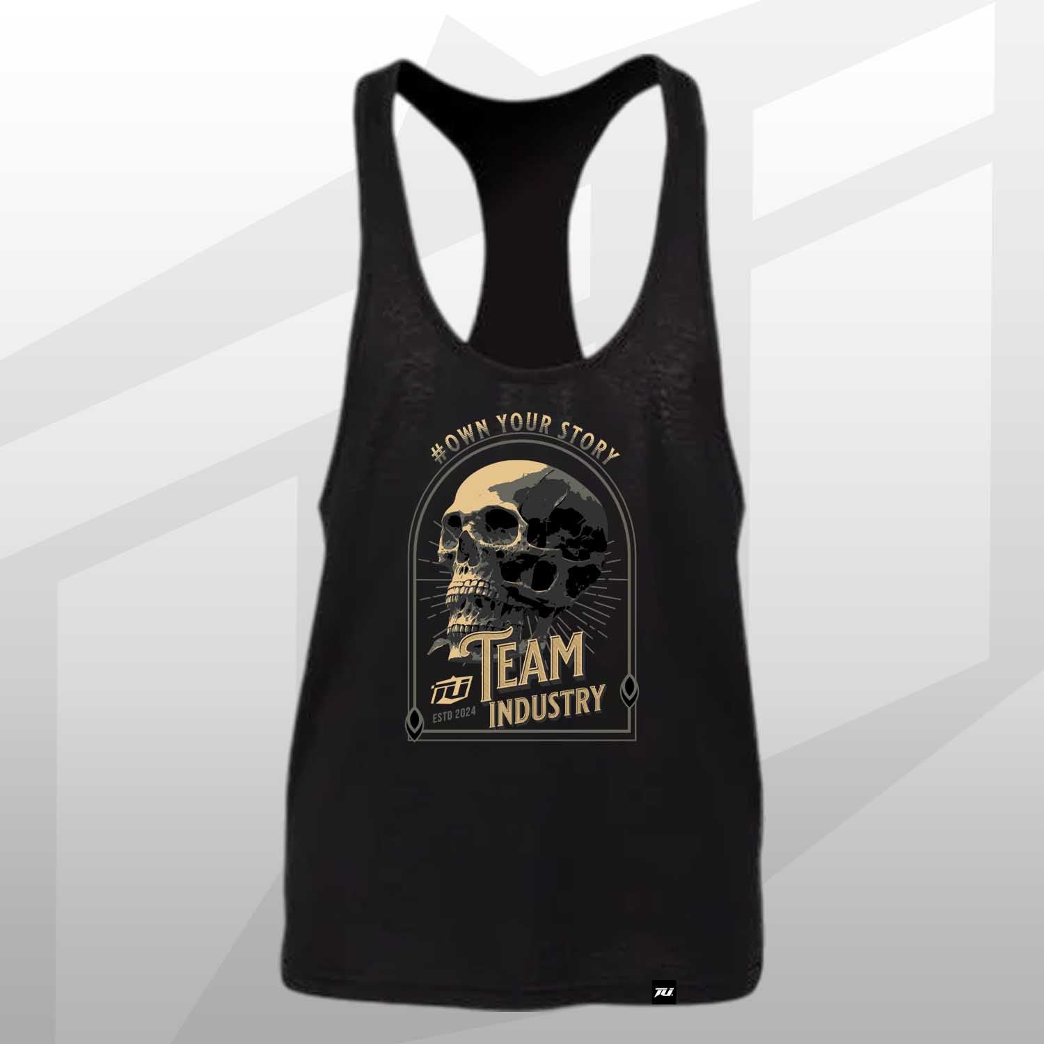 team industry cotton fitness tee shirt vest bodybuilding