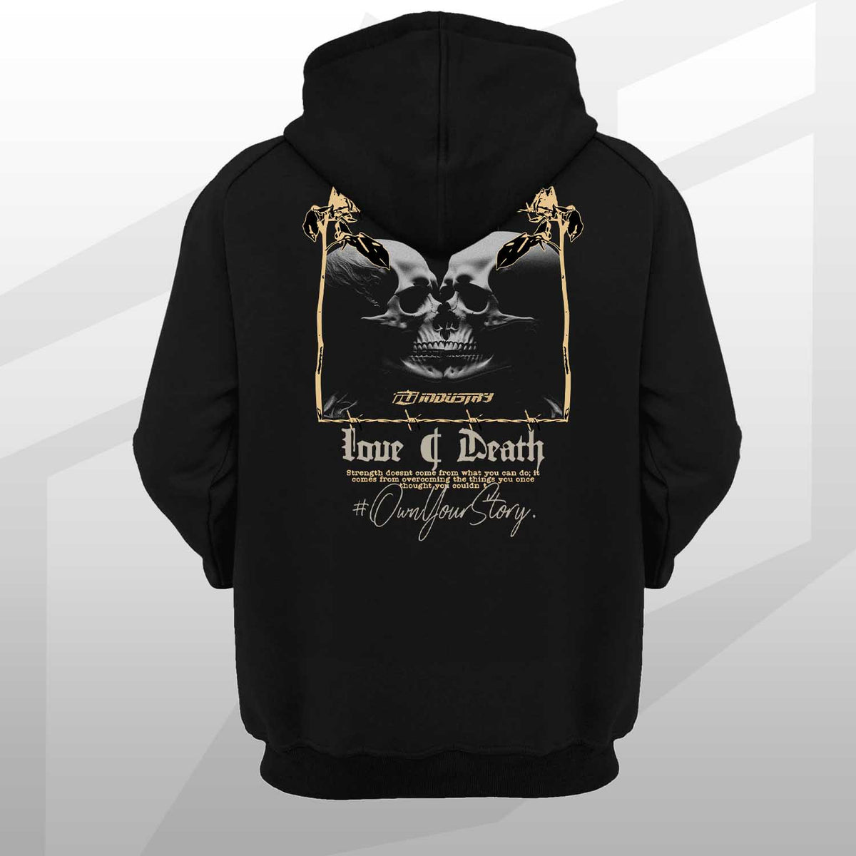 team industry cotton fitness hoodie bodybuilding