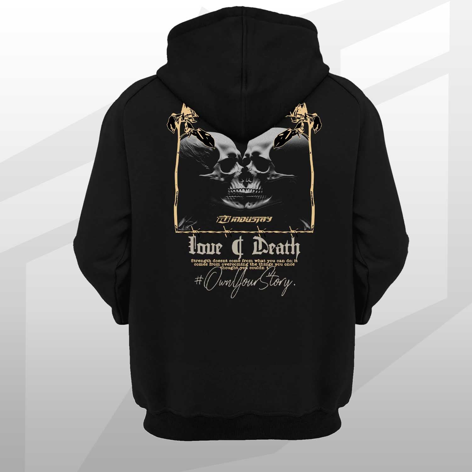 team industry cotton fitness hoodie bodybuilding