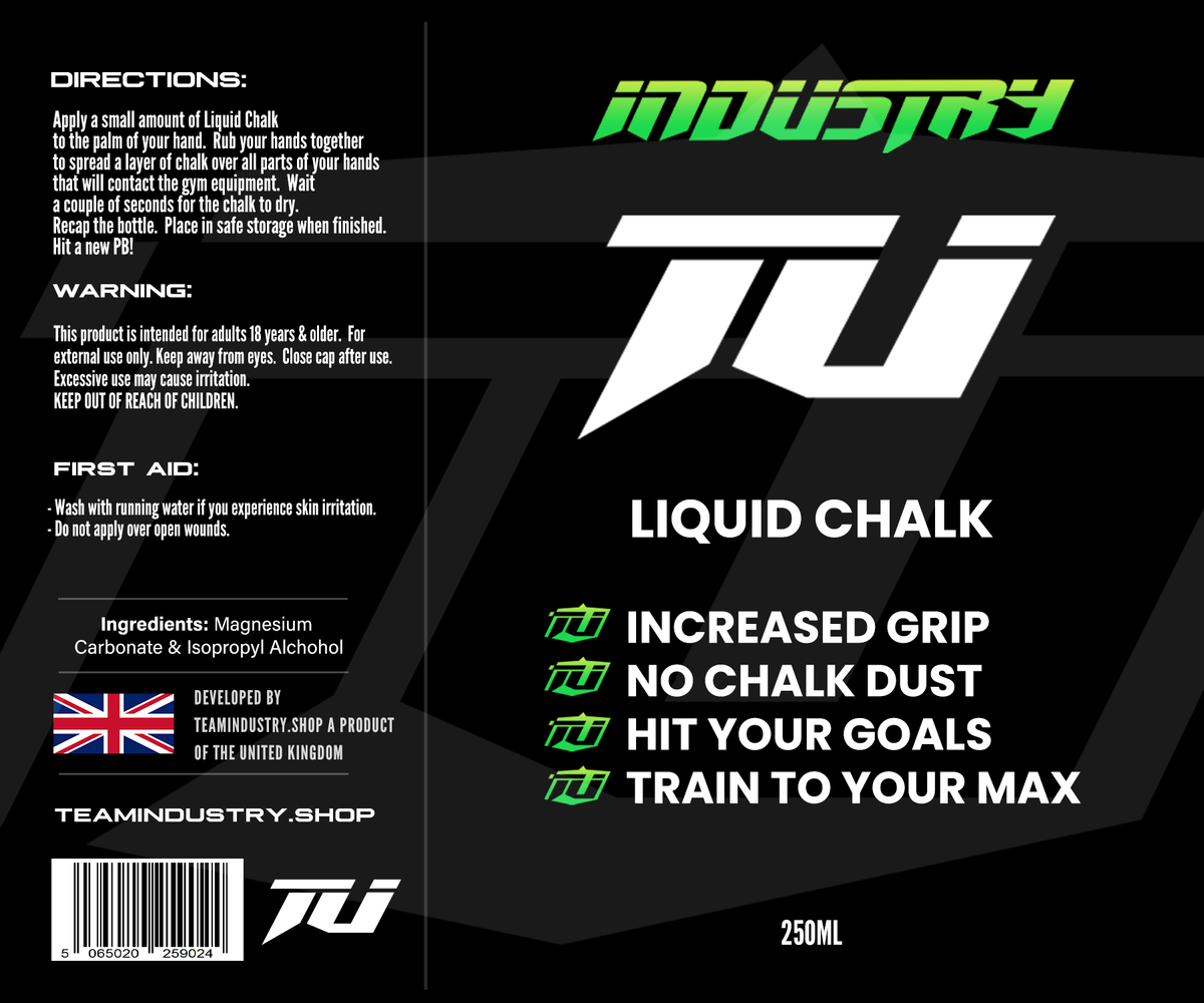 Team industry weight lifting liquid chalk