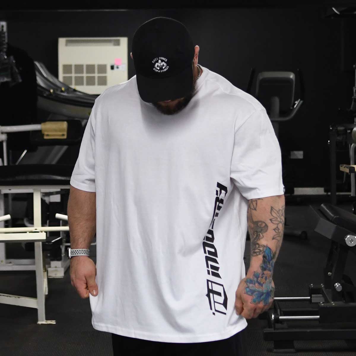 team industry oversize mens tee for bodybuilding & fitness