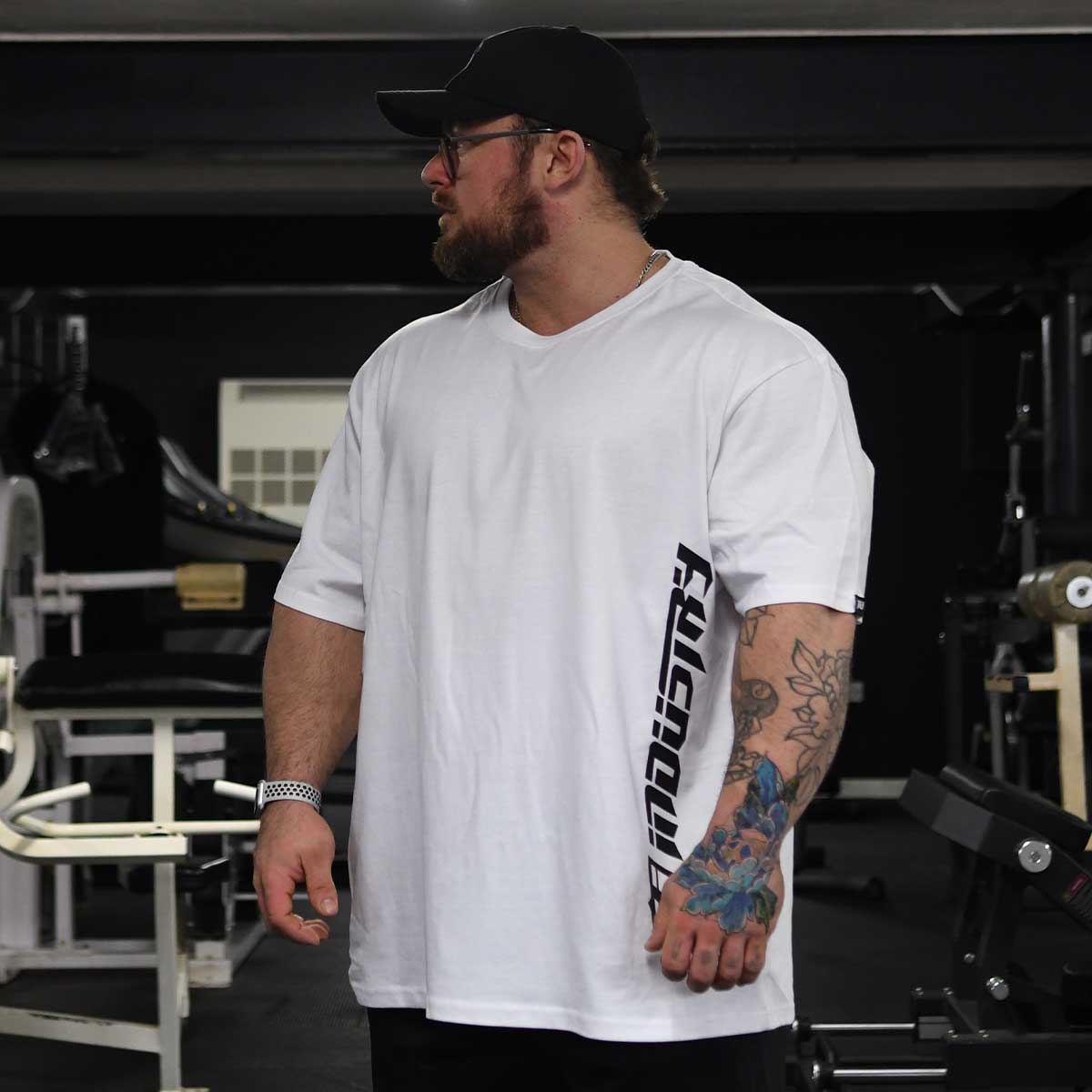 team industry oversize mens tee for bodybuilding & fitness